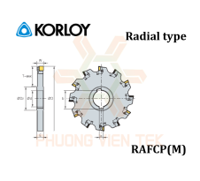 Dao Phay Đĩa RAFCP(M) Korloy