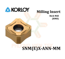 Mảnh Dao Phay SNM(E)X-ANN-MM (RM8) Korloy