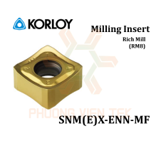 Mảnh Dao Phay SNM(E)X-ENN-MF (RM8) Korloy