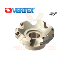 Đài Dao Phay Khỏa Mặt Tốc Độ Cao 45º Vertex Series HCN