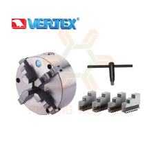 Mâm Cặp Máy Tiện 4 Chấu Tự Định Tâm Vertex  VPS Loại A
