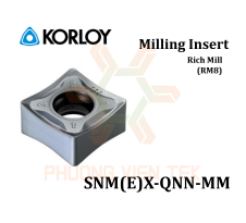 Mảnh Dao Phay SNM(E)X-QNN-MM (RM8) Korloy