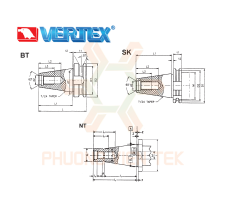 Chuẩn Bầu Kẹp BT/SK/NT Vertex