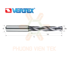 Mũi Khoan Hợp Kim Có Lỗ Tưới Dầu VDD36 Vertex