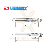 Dao Phay Ngón Thép Gió VES2, VES4 Vertex