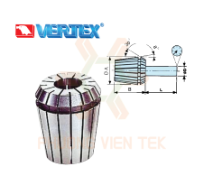 Collet ER Loại Siêu Chính Xác Vertex