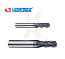 Dao Phay Ngón Hợp Kim 4 Me VE124, VE126 Vertex (<48HRC)