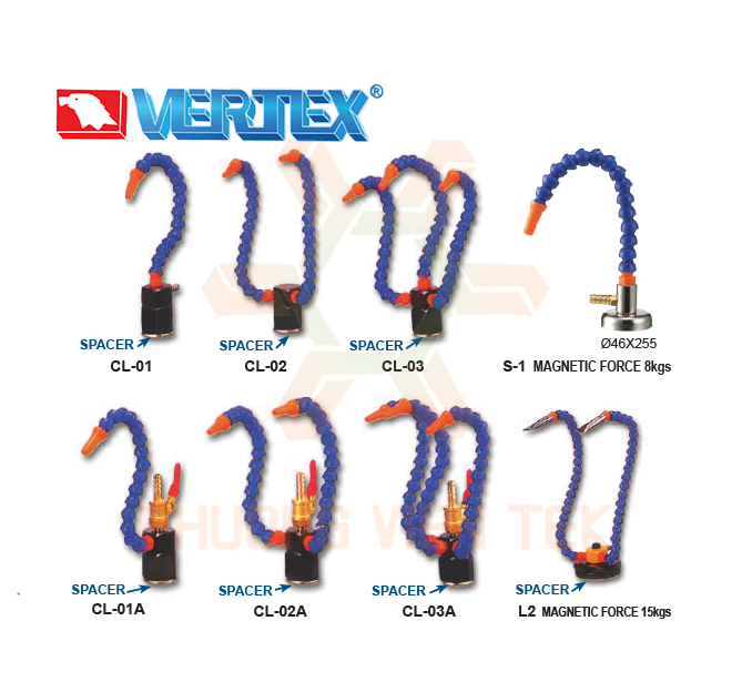 Bộ Vòi Tưới Nguội Có Đế Từ CL Vertex