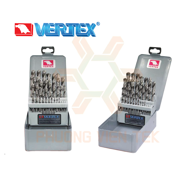 Bộ Mũi Khoan Thép Gió Vertex HSD-10, HSD-13