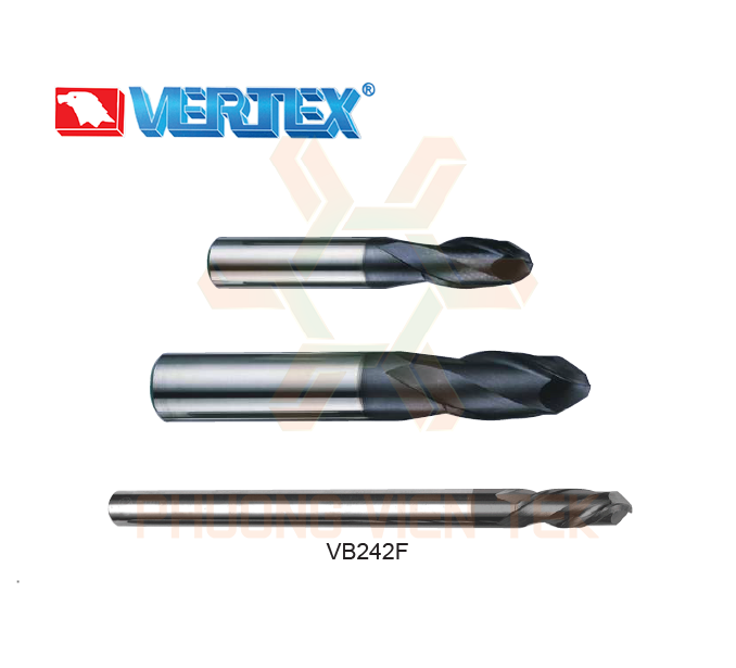 Dao Phay Cầu Hợp Kim VB222, VB232, VB242 Vertex (<48HRC)