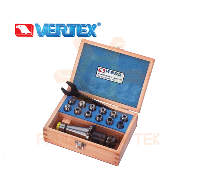 Bộ Bầu Kẹp Dao Chuôi NT Collet ER Loại Cổ Dài Vertex